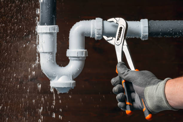 Professional Sewer Line Repair technician working in Olin, NC